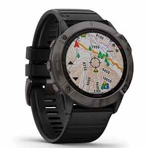 Garmin Reloj GPS con Pulsómetro Fenix 6X Zafiro
