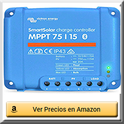 Victron Energy regulador MPPT SmartSolar 75/15 12v o 24V